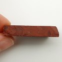 Jaspis czerwony cięty surowy 34x15 mm nr 17