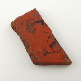 Jaspis czerwony cięty surowy 34x15 mm nr 24