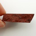 Jaspis czerwony cięty surowy 35x23 mm nr 80