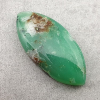 Chryzopraz kaboszon 34x16 mm nr 129