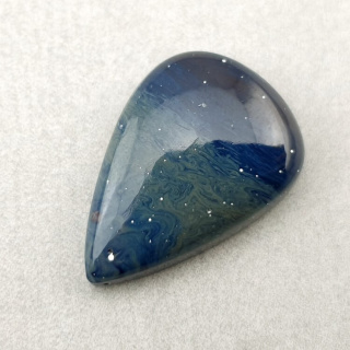 Leland blue kaboszon 24x17 mm nr 45