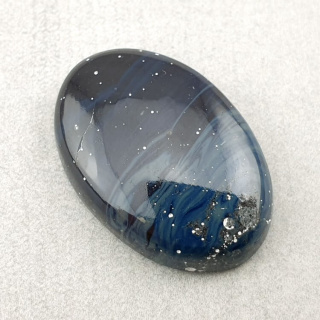 Leland blue kaboszon 27x18 mm nr 54