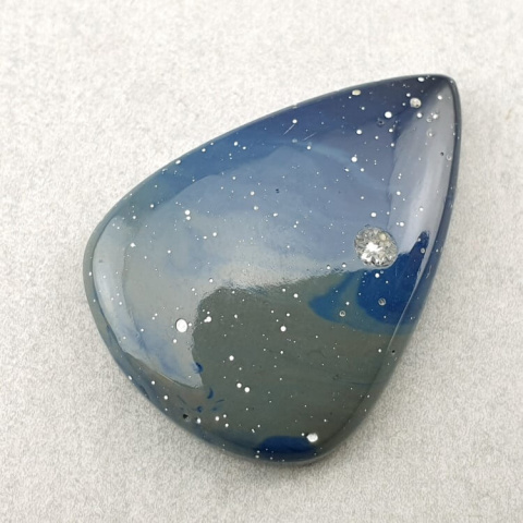 Leland blue kaboszon 30x22 mm nr 27