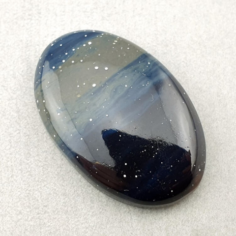 Leland blue kaboszon 32x21 mm nr 10