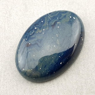 Leland blue kaboszon 32x22 mm nr 1