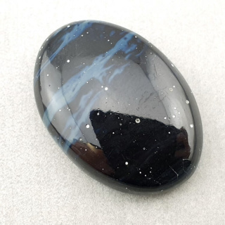 Leland blue kaboszon 32x22 mm nr 5