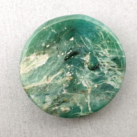 Jaspis Green Prase kaboszon fi 27 mm nr 12