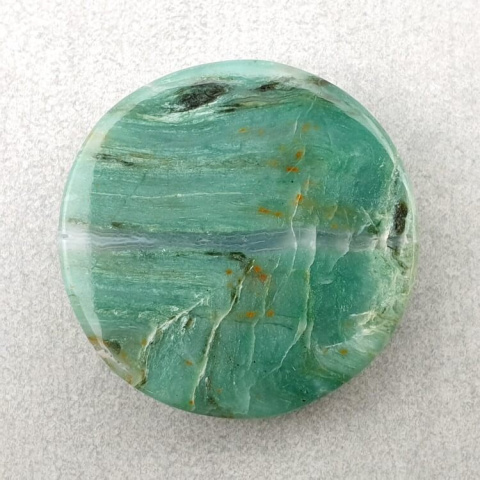 Jaspis Green Prase kaboszon fi 27 mm nr 7