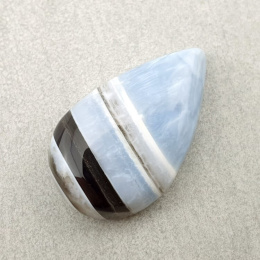 Opal niebieski kaboszon 26x16 mm nr 258