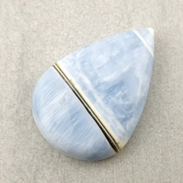 Opal niebieski kaboszon 30x21 mm nr 273