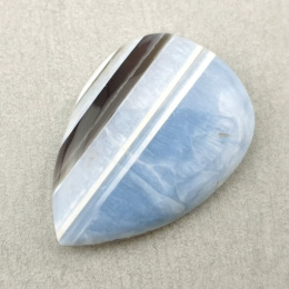 Opal niebieski kaboszon 34x24 mm nr 268