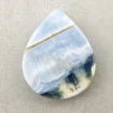 Opal niebieski kaboszon 35x29 mm nr 260