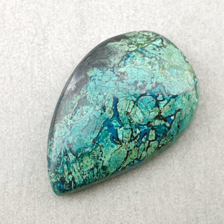 Chryzokola kaboszon 32x22 mm nr 150