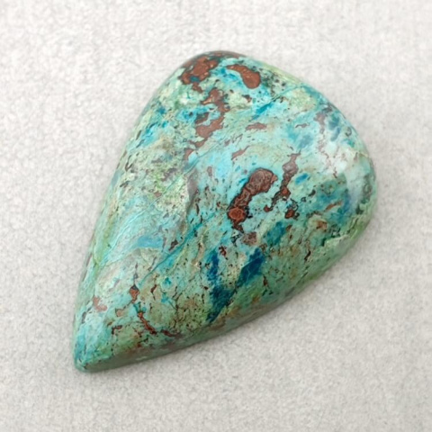 Chryzokola kaboszon 33x23 mm nr 154