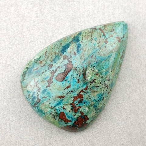 Chryzokola kaboszon 33x23 mm nr 154