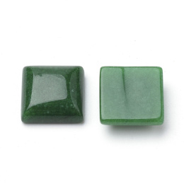 Jadeit zielony kaboszon 10x10 mm 1 szt