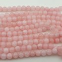 Jadeit pink opal kula 6 mm sznur
