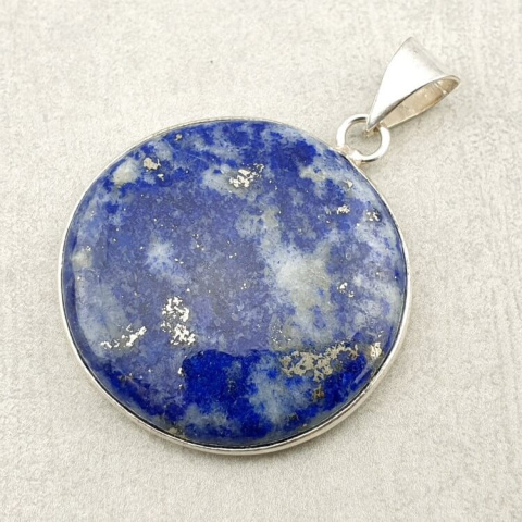 Lapis lazuli zawieszka fi 33 mm nr 89