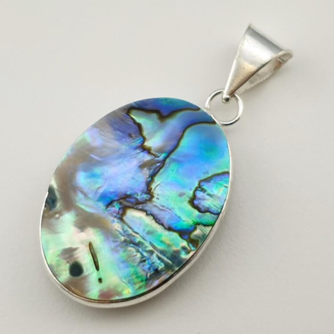 Paua abalone zawieszka 30x22 mm nr 170