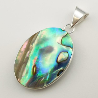 Paua abalone zawieszka 32x23 mm nr 171