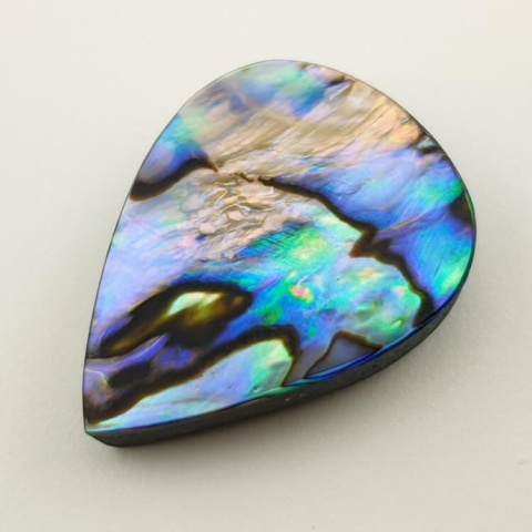 Paua abalone kaboszon 31x24 mm nr 129