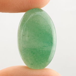 Jadeit zielony kaboszon 26x16 mm nr 22