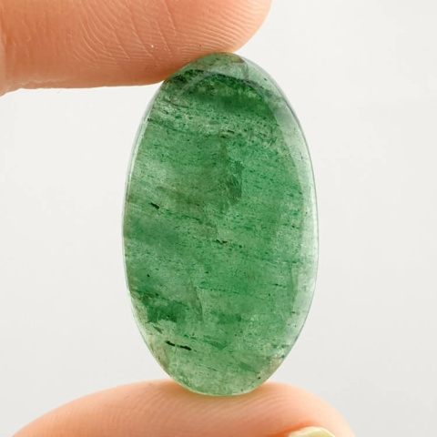 Jadeit zielony kaboszon 30x17 mm nr 40