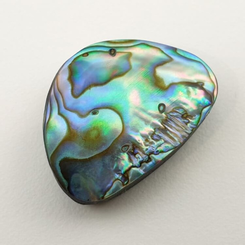 Paua abalone kaboszon 24x18 mm nr 165