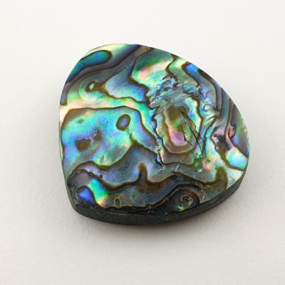 Paua abalone kaboszon 24x22 mm nr 163