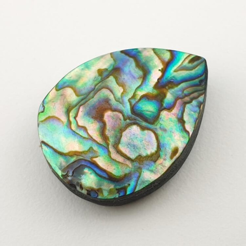 Paua abalone kaboszon 26x20 mm nr 147