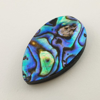 Paua abalone kaboszon 28x17 mm nr 173