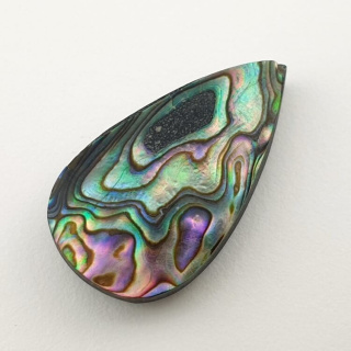 Paua abalone kaboszon 30x17 mm nr 149