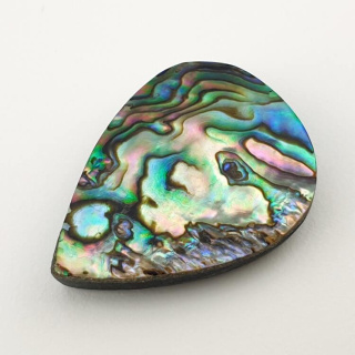 Paua abalone kaboszon 32x24 mm nr 146