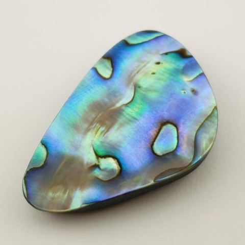 Paua abalone kaboszon 38x25 mm nr 133