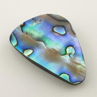 Paua abalone kaboszon 38x25 mm nr 133