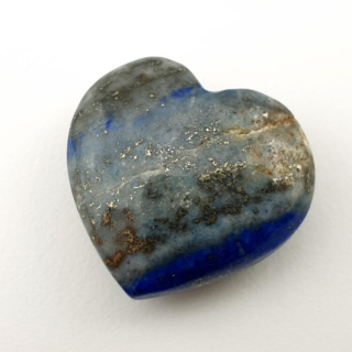 Lapis lazuli kaboszon serce 24x22 mm nr 1