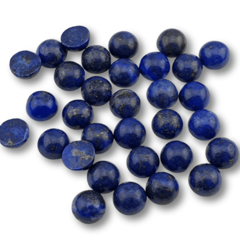 Lapis lazuli kaboszon fi 10 mm 1 szt