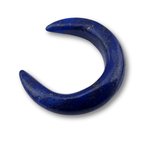 Lapis lazuli lunula księżyc 3,1x2,8 cm 1 szt