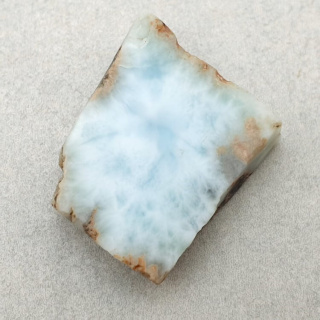 Larimar cięty surowy 21x19 mm nr 153