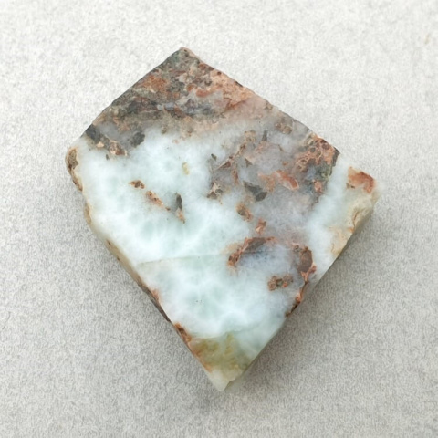 Larimar cięty surowy 21x19 mm nr 153