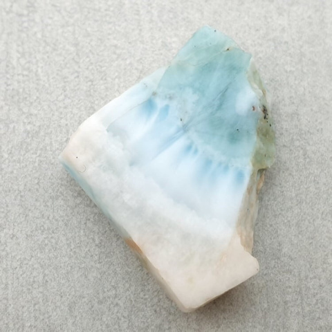 Larimar cięty surowy 22x21 mm nr 144