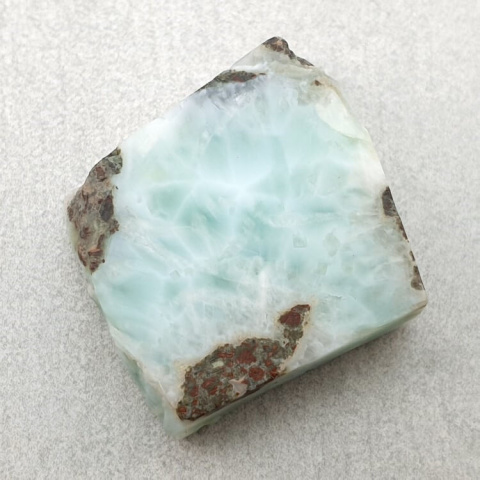 Larimar cięty surowy 22x22 mm nr 138