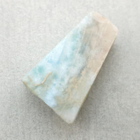 Larimar cięty surowy 23x15 mm nr 132