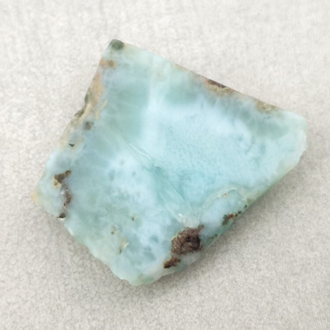 Larimar cięty surowy 25x24 mm nr 17