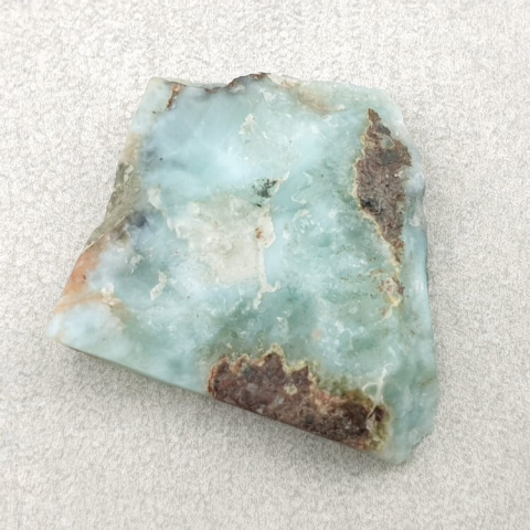 Larimar cięty surowy 25x24 mm nr 17