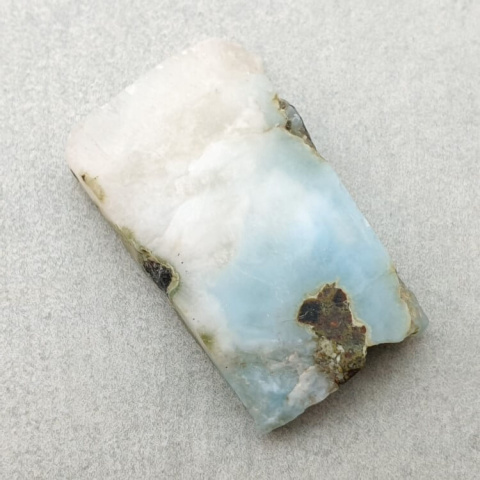 Larimar cięty surowy 26x16 mm nr 109