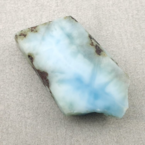 Larimar cięty surowy 27x16 mm nr 4