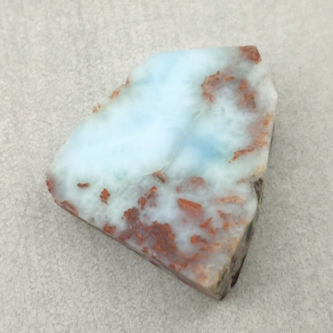 Larimar cięty surowy 27x23 mm nr 88