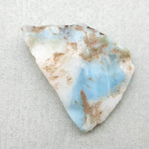 Larimar cięty surowy 29x20 mm nr 116