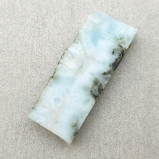 Larimar cięty surowy 30x12 mm nr 135